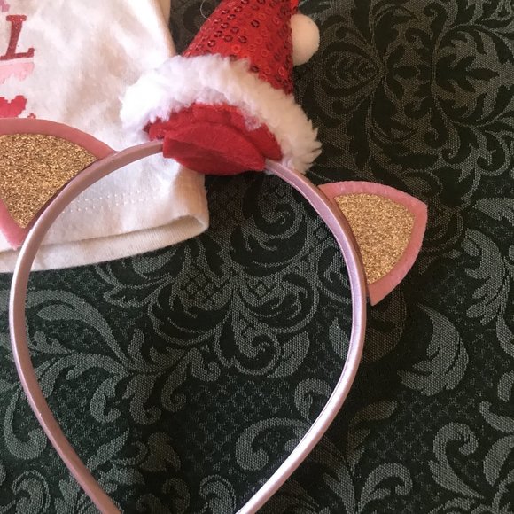 NWt 18m or 2t Nannette santa cat christmas set - Picture 5 of 8